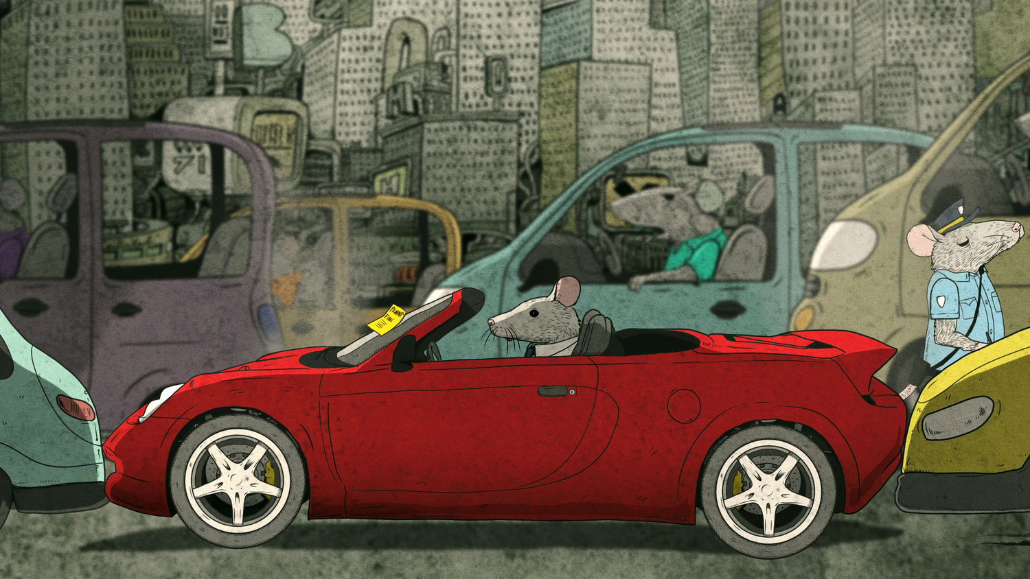 Happiness, directed by Steve Cutts 