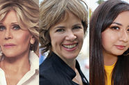 Jane Fonda, Laura Flanders, Janet Valenzuela