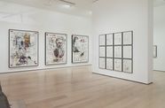 Installation view of 'Paul McCarthy: Head Space, Drawings 1963–2019' at the Hammer Museum