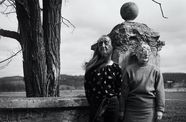 Ralph Eugene Meatyard's photograph "Lucybelle Crater and her 15 year Old Son's Friend" (1970–71)