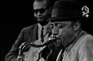 Two men playing jazz music.