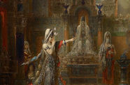 A detail of Gustave Moreau's 1876 painting "Salomé Dancing before Herod"