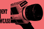 A a Panorama video camera next to the words "Student Film Showcase"