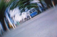 Radial blurred image