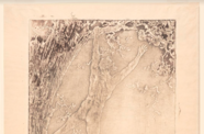 drawing of man reaching for the cave walls that surround him