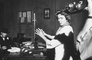 Lupino directing in black and white image