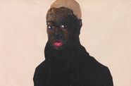 portrait of person with bleached hair
