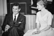 Bradley Cooper and Carey Mulligan as Leonard Bernstein and his wife