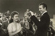 Helen Huntley and Stan Kenton in “Jammin’ in the Panoram.”