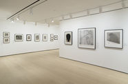 Gallery view of an exhibition of prints