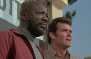 Isaac Hayes and James Garner in The Rockford Files