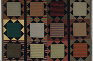 Artwork in the style of a patchwork quilt
