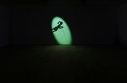 Image of multimedia installation with elements of shadow puppetry