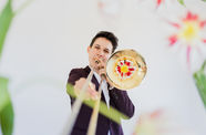 Naomi Moon Siegel plays the trombone 