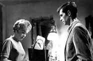Janet Leigh and Anthony Perkins in Psycho