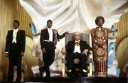 Eddie Murphy and James Earl Jones in Coming to America