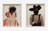 Photographs of old dolls portraying Black caricatures