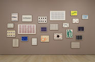 View of an exhibition in an art gallery