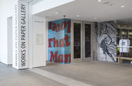 Entrance to the Hammer Museum's works on paper gallery