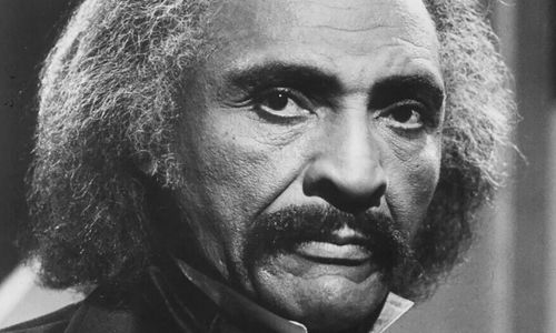 Actor William Marshall as Frederick Douglass