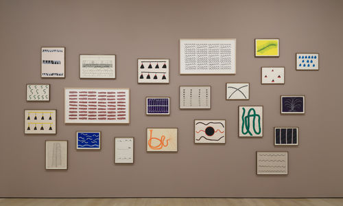 View of an exhibition in an art gallery