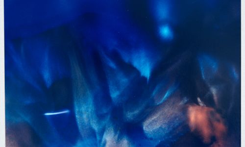 image of blue light abstraction