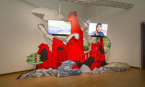 artwork of true red ruin