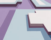 Colorful geometric abstract painting