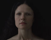 Close up view of a White woman