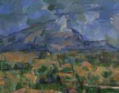 painting of mont sainte victoire
