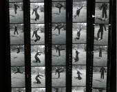 Hazel Larsen Archer, contact sheet of Merce Cunningham dancing, n.d. 