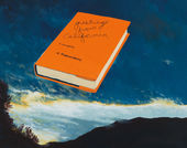 Allen Ruppersberg, Greetings from California (detail), 1972. Acrylic on canvas. Whitney Museum of American Art, New York; Purchase with funds from Ron Bailey, Peter Norton, Phil Aarons, Kevin Brine, Beth Rudin DeWoody, Raymond J. McGuire, Jon Sandelman, and David Wasserman, 2005.16. Courtesy Whitney Museum of American Art.