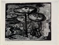 Mino Maccari, Roman Night, 1952