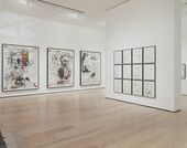 Installation view of 'Paul McCarthy: Head Space, Drawings 1963–2019' at the Hammer Museum