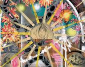 Lari Pittman, Untitled #5, 2010. Acrylic, Cel-Vinyl, and spray paint on gessoed canvas over wood. 102 x 88 in. (259.1 x 223.5 cm). Hammer Museum, Los Angeles. Purchase. © Lari Pittman, courtesy of Regen Projects, Los Angeles